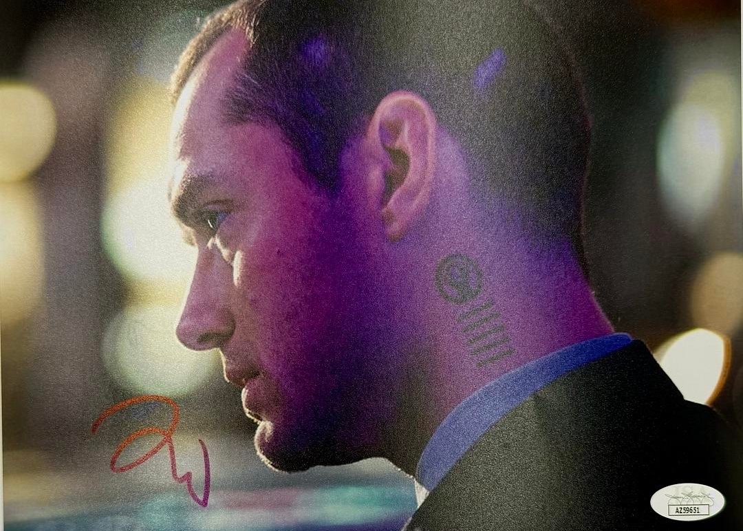 Jude Law Signed 8x10 Photo (Repo Man) - JSA COA